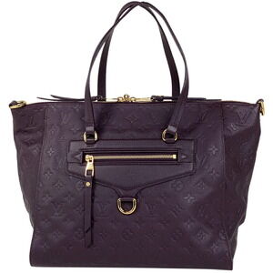 Louis Vuitton Lumineuse Shoulder Bag Monogram Empreinte Orb Purple